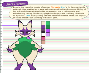 Floragato user ref SFW by Ausername1
