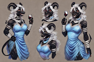 Esyridiel (Syri) the Houndoom by scorpianpp