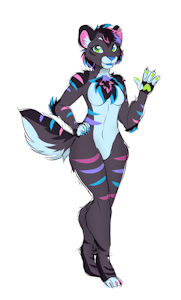 Saying hi by Anubix