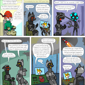 Cool concept, awful writing by DrJavi