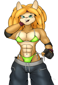 Bikini Top, Big Pants! by cheerchilla