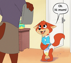 Oh... Hi mom... by BaltNWolf