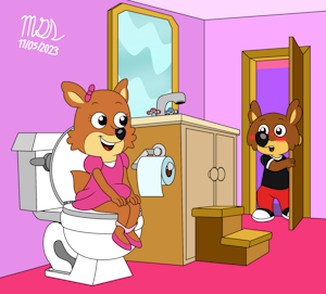 Potty Time Surprise. by matiasdiaz3524