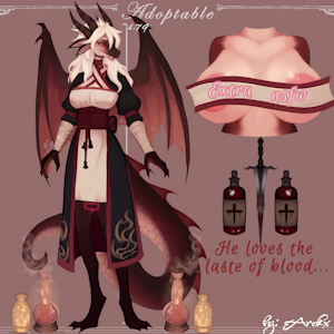 BLOOD ADOPT DRAGON FEMALE by AREKX