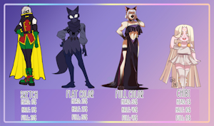 Commission Sheet by ScaryOrion