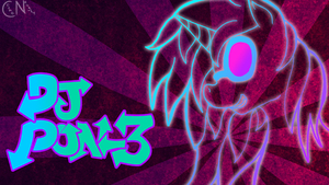 DJ Pon-3 Wallpaper by CosmoNaught