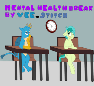 Mental Health Break Cover by veestitch