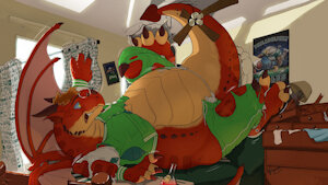 Red Dragon Potion [Wallpaper Edition] by PheagleAdler