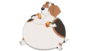 Fat Bluey Balloon Bellies Captain (Character Only) by Randousernam12