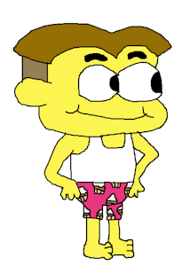 Cricket Green in Undershirt and Cupcake Boxers by Spongebob155