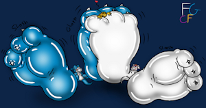 Goopy Digi Squishie Sandwich by TheRedSkunk