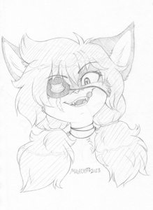 [CM] Keira Headshot Sketch by Malachyte