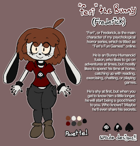 Frederick The Bunny ~ (Reference) by feridoodles6