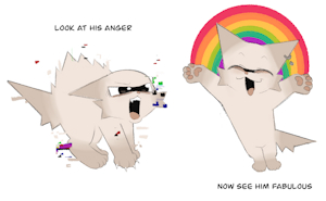 look at his anger by labbit