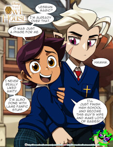 The Owl House - Luz and Hunter - Fixing Canon by SilentSid1992