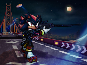 Gun Agent Shadow by MillowDoe