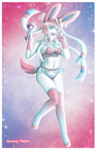 Sylveon by JenessaReika