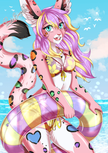 Summer Float Hana by PancakeBunny