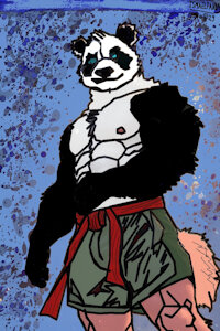 Panda after GYM by Ismaelpanda