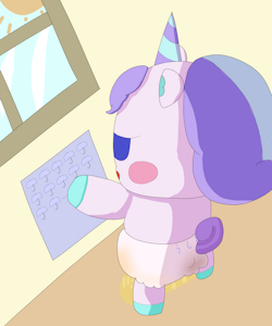 Nico in a diaper by merontan