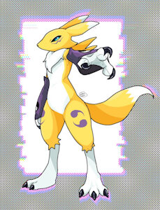 Renamon :3 by Gorebunny