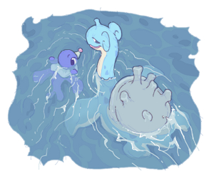 swimming together by matuska