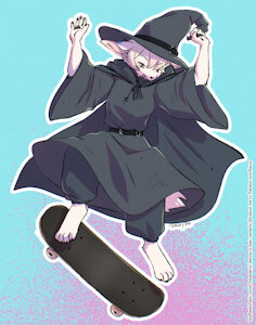 A wizard but like... cooler. by Saucy
