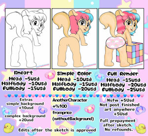 Open Commissions by NauthyFanny