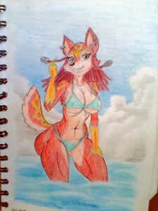 Carol Woodcore beach by cookingbutt86