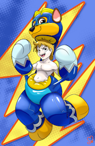 Mighty plushie pup Cahse TF by KASTMI