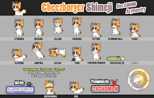 Cheezborger Shimeji by FluffyFoxOfFate