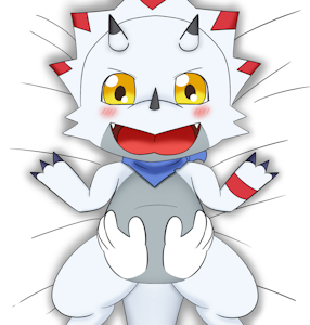 rub belly Gammamon by muhankun78