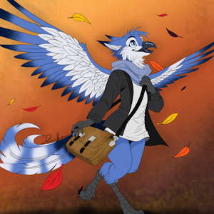 Autumn Birdie by kittensnark