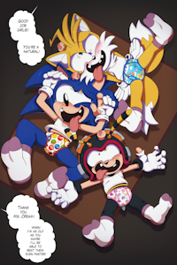 Sonic Zeroes in Training (Art by EUFDreamer) by EmperorCharmy