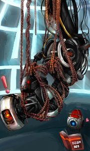 Robot House: GlaD0S in Explicit Bondage by ButtercupSaiyan