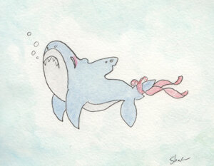 Ribbon Shark by slightlyshade