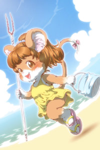 Girl in the beach. by ondaseki