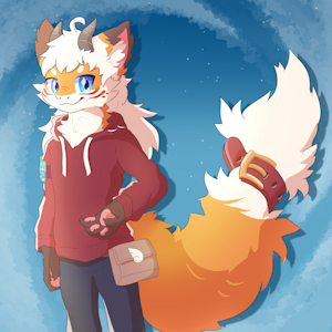 Dragon-fox hybrid by Littlecat