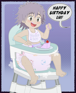 Messy Birthday Boy Lui!~ by Tenerius