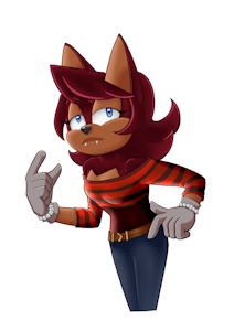 Sonic OC: Daya by SweetToothWorks