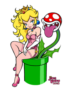 Princess Peach - Let Them Eat Cheesecake by JiveGuru