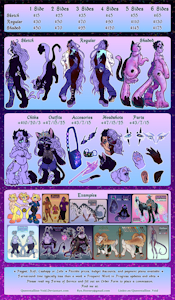 Reference Sheet and Custom Character Design Commissions Open! by QueerstallineVoid
