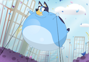 This Artwork Of Bluey Is Called "Parade Balloon" by Nat64