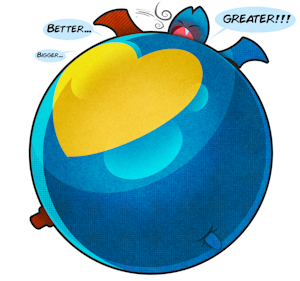 (T) Swallowing Air by InflateResponsiblyIB