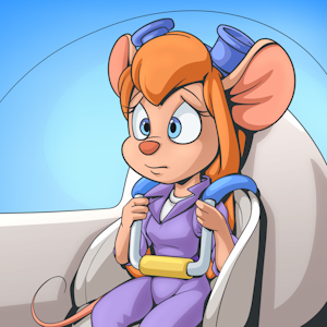 Gadget Hackwrench Is Ready For Lift Off! (Commission) by Tho6Who4