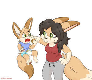 🍪Cookie thief caught! by SmolSkeenie