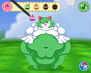 Kirlia Amie Feeding by AquaEagle
