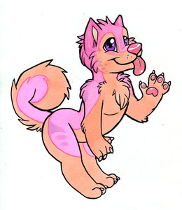 Chibi husky by Spacedog