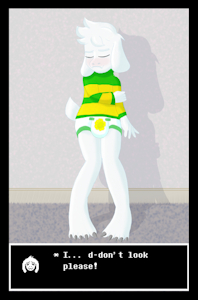 Asriel Embarassed by CharlesFrederick