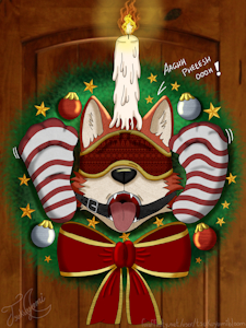 Xmas crown (socks) by Tsukuyomibloom